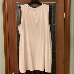d&co white t-shirt dress